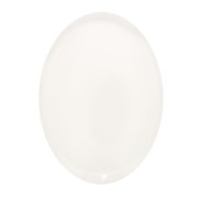 Cabuchón ovalado de resina epoxi 18x13 mm - Transparente x1