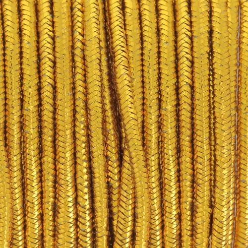 Hilo elástico encerado 1 mm Dorado x9.2m