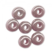 Cuentas de Rocalla Preciosa 6/0, 4 mm - Malva nacarado, 20 g