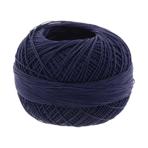 Hilo de algodón Lizbeth talla 80 Navy blue n°654 x168m