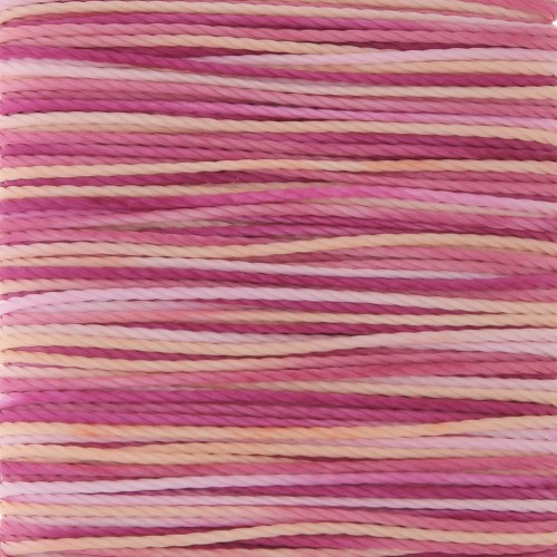 Hilo Toho Amiet 0.7 mm - Pink variegated x20m