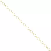 Cadena malla Forçat 2 mm Gold filled x50cm