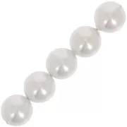Perles nacrées PureCrystal 5810 6 mm White Pearl x10