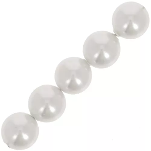 Perladas PureCrystal 5810 6 mm White Pearl x10