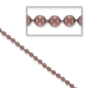 Cadena de bolas 2 mm cobre antiguo x 1m|raw }}
