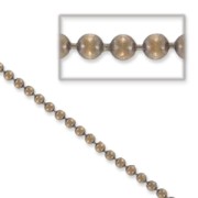 Cadena de bolas 2 mm bronce x 1m|raw }}