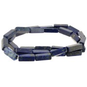 Cuentas tubos de piedra gema 13x4 mm - Lapis lazuli x39cm|raw }}