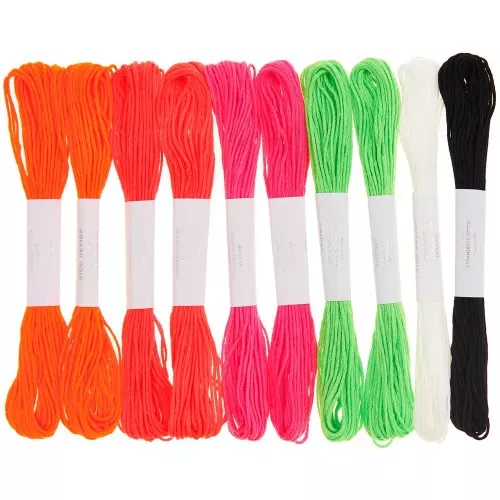 Surtido de 10 Hilos a bordar - Rico Design - Fluo x1