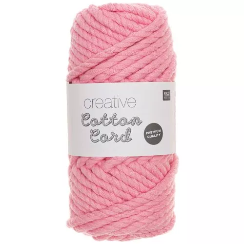 Bobina cuerda algodón para macramé 6mm - Creative Cotton Cord Rose x 25m