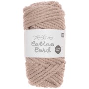 Bobina cuerda algodón para macramé 6mm - Creative Cotton Cord Brun clair x 25m