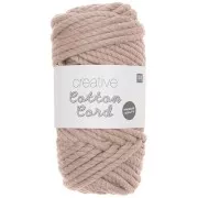 Bobina cuerda algodón para macramé 6mm - Creative Cotton Cord Brun clair x 25m