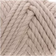 Bobina cuerda algodón para macramé 6mm - Creative Cotton Cord Brun clair x 25m