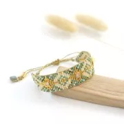 Colgante cuadrado con un óxido de zirconio de 6 mm - Placage Argent fin - Crystal x1