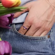 Colgante redondo con un óxido de zirconio de 5 mm - Dorado con oro fino - Crystal x1