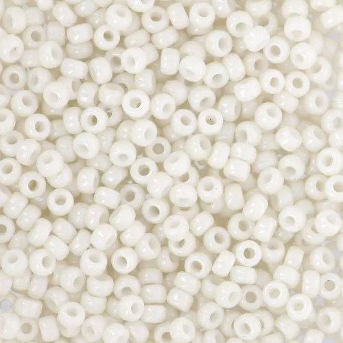 Rocalla Miyuki 11/0 600 - Opaque Limestone Luster x8g
