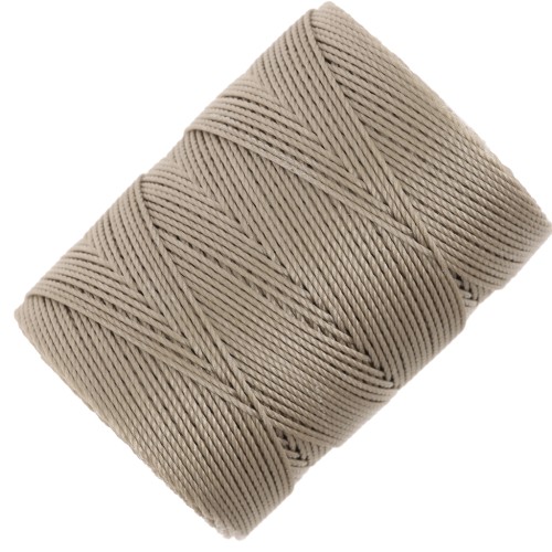 Hilo C-LON Fine Weight Bead Cord 0.4 mm - Antique brown x124m