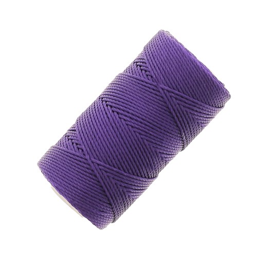 Hilo C-LON Fine Weight Bead Cord 0.4 mm - Purple x45m