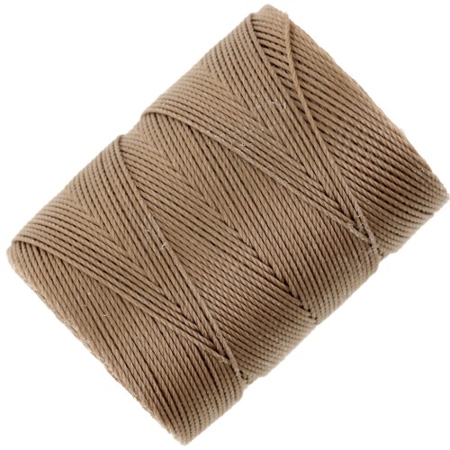 Hilo C-LON Fine Weight Bead Cord 0.4 mm - Sable x124m