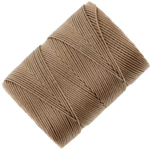 Hilo C-LON Fine Weight Bead Cord 0.4 mm - Sable x124m