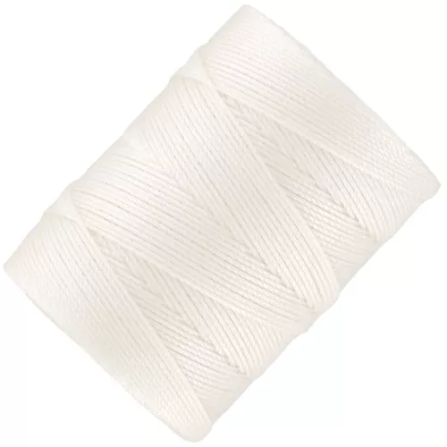 Hilo C-LON Fine Weight Bead Cord 0.4 mm - White x124m