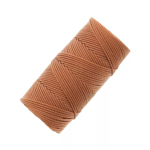 Hilo C-LON Fine Weight Bead Cord 0.4 mm - Nutmeg x45m