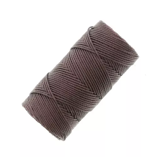 Hilo C-LON Fine Weight Bead Cord 0.4 mm - Chocolate x45m