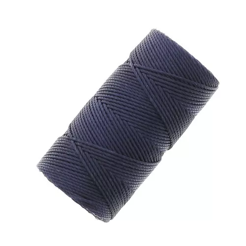Hilo C-LON Fine Weight Bead Cord 0.4 mm - Navy x45m