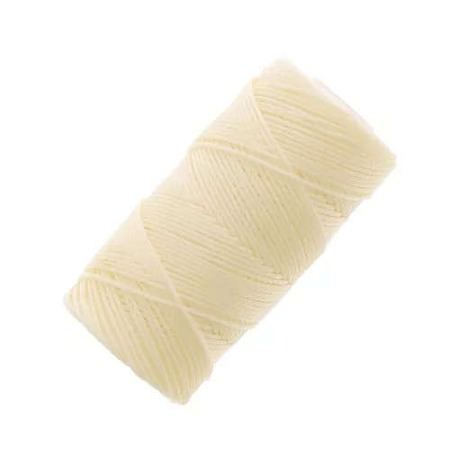 Fil C-LON Fine Weight Bead Cord 0.4 mm - Vanilla x45m