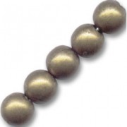 Bolitas 2.5 mm bronce x100