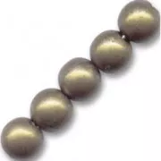 Bolitas 2.5 mm bronce x100