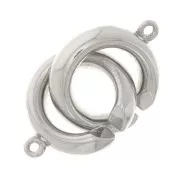 Cierre 37 mm - Chapado rodio x1