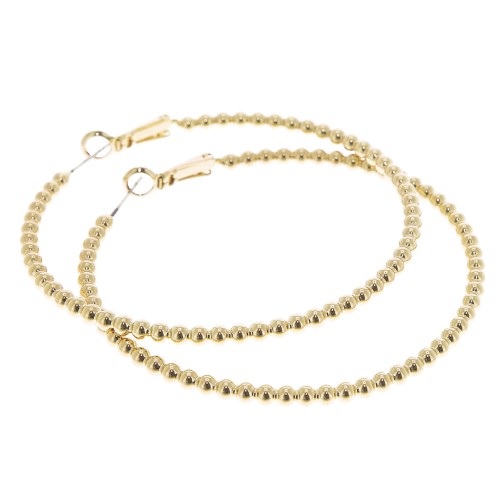 Aros pequeñas bolas 59 mm - Dorado x2