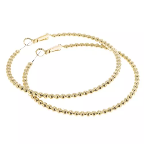 Aros pequeñas bolas 59 mm - Dorado x2