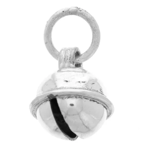 Dije cascabel 10 mm de Plata 925 x1