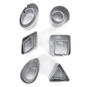 Set de sacabocados geométricos x12