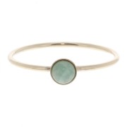 Anillo fino engaste para cabuchón 4 mm de Gold filled Talla 49 x1