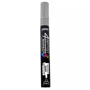 Marcador pintura - 4 Artist Marker Pébéo - punta 4 mm - Plateado x1