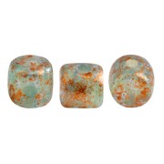 Minos® par Puca® 2.5x3 mm Blue Green Opal Tweedy x5g