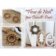 Minos® par Puca® 2.5x3 mm Blue Green Opal Gold Splash x5g