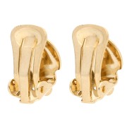 Ganchos de pendientes bandeja con anilla cerrada - 10 mm - Dorado à l'or fin x2
