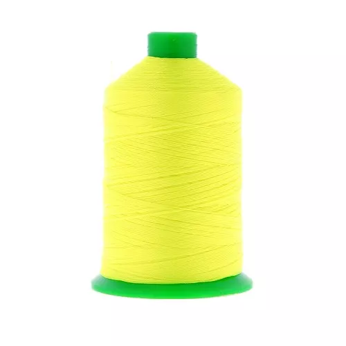 Hilo de poliéster Vega tamaño 40 Jaune fluo n°900 x600m
