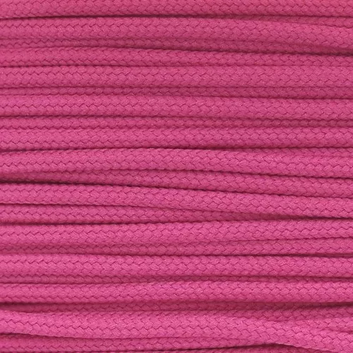 Cordón de cordón de poliéster 2 mm - Rose fuchsia x1m