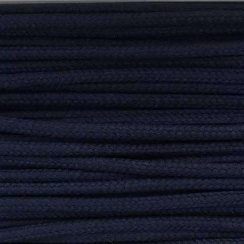 Cordón de cordón de poliéster 2 mm - Bleu marine x1m