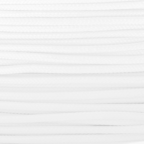 Cordón de cordón de poliéster 2 mm - Blanc x1m