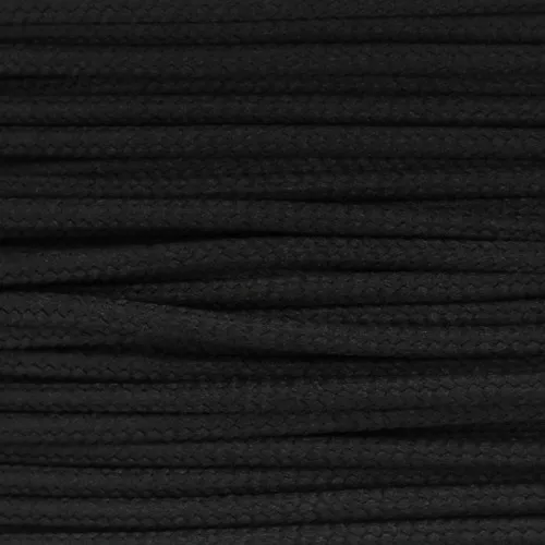 Cordón de cordón de poliéster 2 mm - Noir x1m