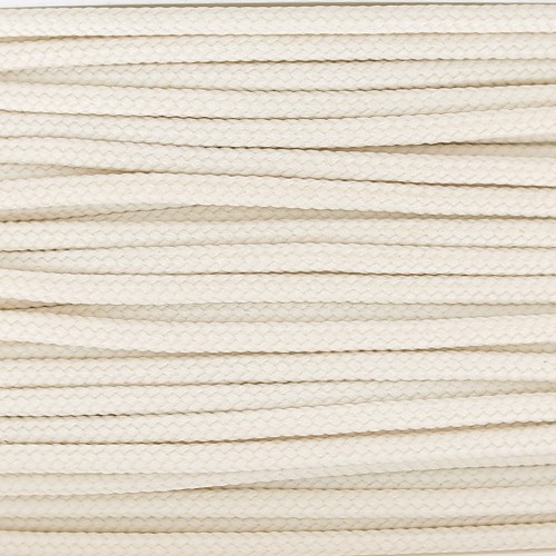 Cordón de cordón de poliéster 2 mm - Beige x1m