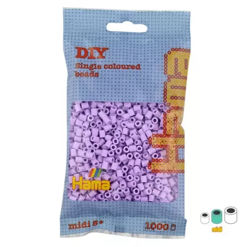 Cuentas Hama Beads MIDI 5 mm Lilas (n°96) x1000