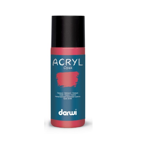 Peinture Acrylique Opaque Darwi - Carmin x80 ml