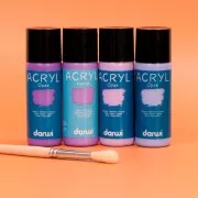 Peinture Acrylique Opaque Darwi - Carmin x80 ml