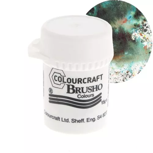 Pigmento de polvo acuarela Brusho Colours - Olive Green x15 g